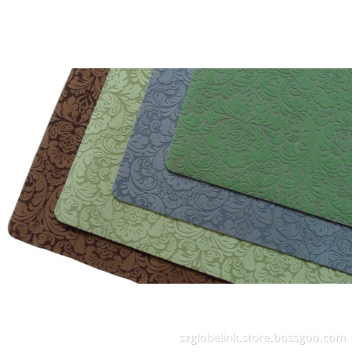Natural Rubber Flocked Door Mat/Rugs/Carpet